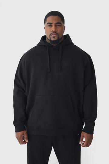 Plus Oversized Hoodie in Zwart black