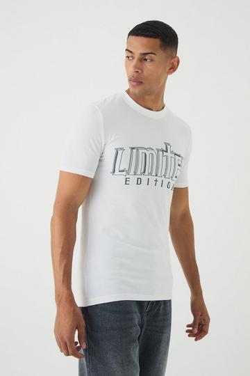 Muscle Limited Edition Graphic T-Shirt white