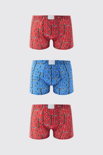 2 Pack Christmas Boxers with Woven Tab multi