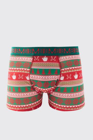 Man Christmas Boxers multi