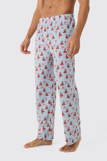 Homme Teddy Bear Christmas Lounge Bottoms multi