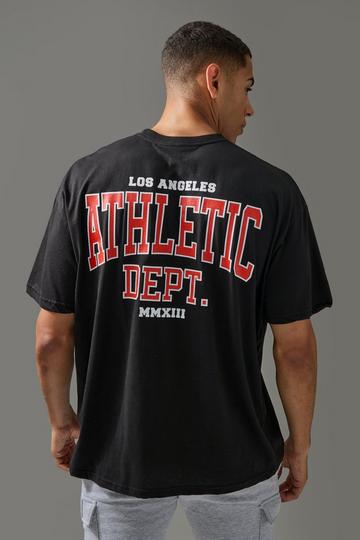 Man Active Los Angeles Athletic Dept. Oversized T-shirt black