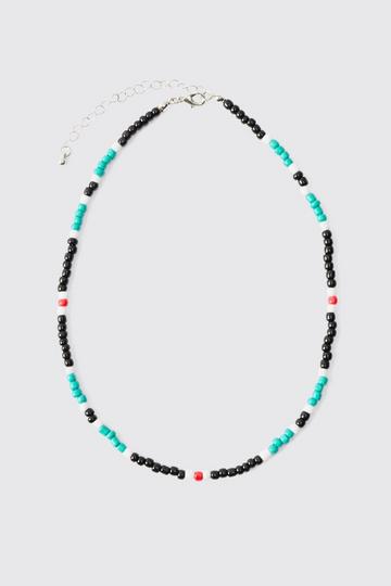 Groenblauwe Ketting Met Kraaltjes teal