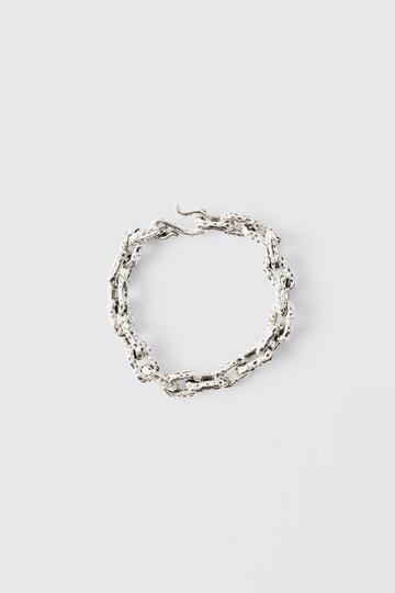 Chunky Link Chain Bracelet in Silver silver