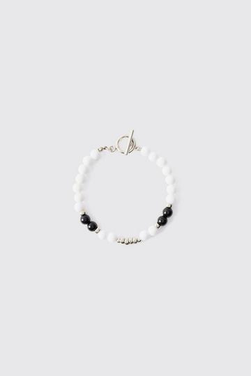 Pearl Bead Bracelet in White white