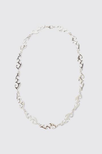 Metal Chain Necklace silver