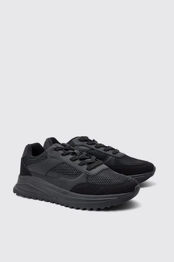 Tech Mesh Runner Trainer black