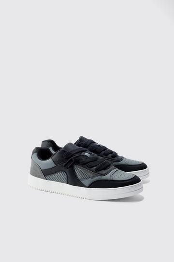 Low Platform Skate Trainer black