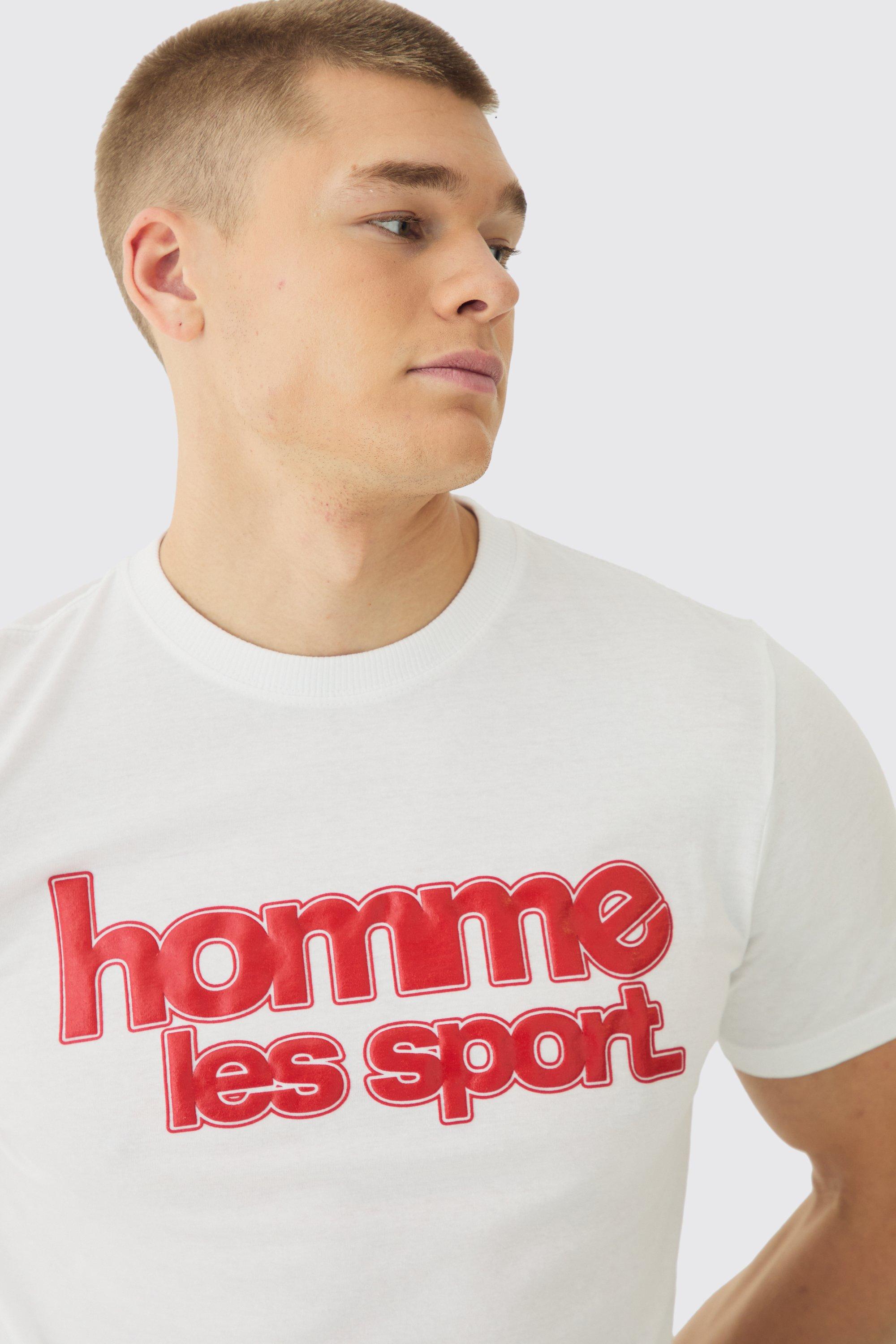 Slim Homme Les Sport Printed T Shirt