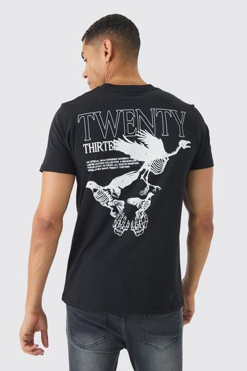 Slim Twenty Thirteen Print T-Shirt black