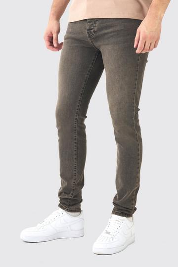 Tall Bruine Stretch Skinny Jeans brown