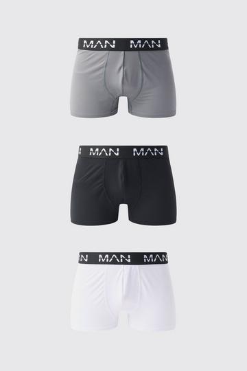 Man Active Performance Boxer 3 pack multi