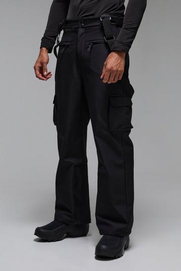 Man Active Cargo Ski Broek Met Afneembare Bandjes black