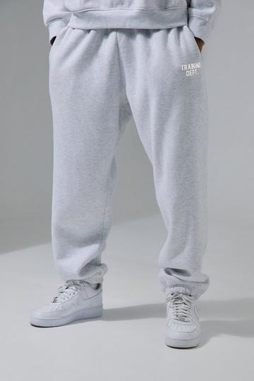 Oversized Training Dept Joggingbroek grey marl