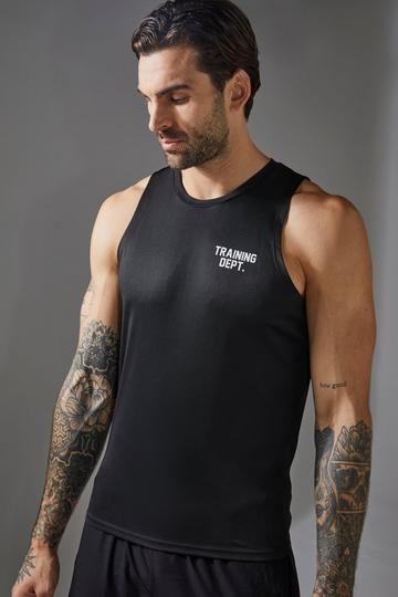 Black Training Dept Performance Tank