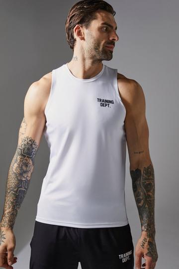 Training Dept Performance Tank white