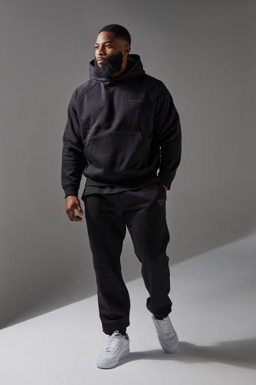 Training Dept Boxy Hoodie & Regular fit Jogger Tracksuit black