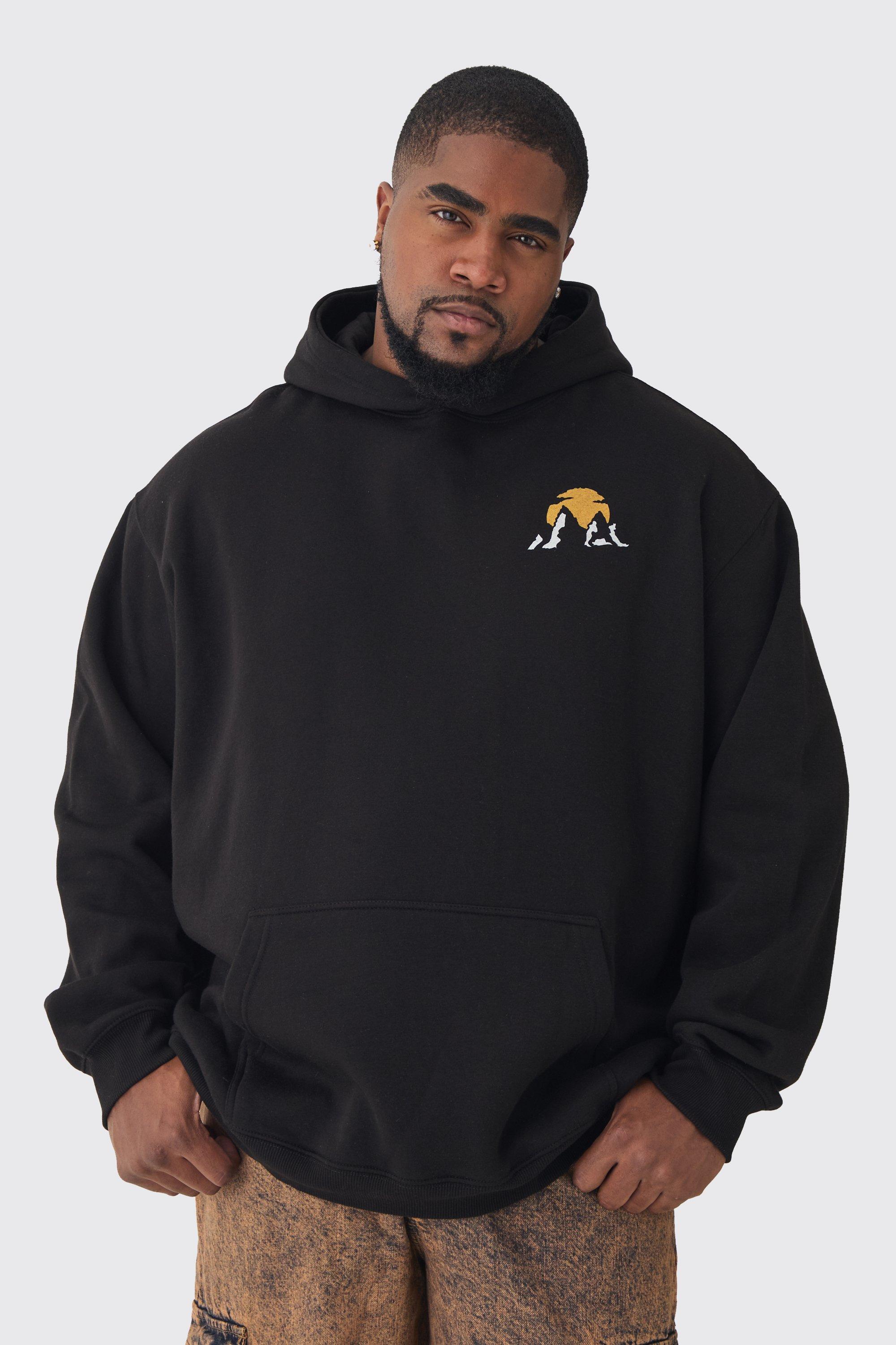 Sweat capuche homme grande taille top