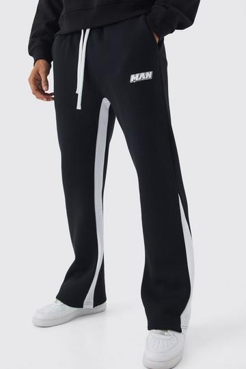 Regular Fit Man Gusset Jogger black