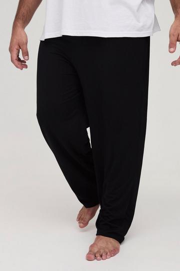 Plus Relaxed Man Dash Lounge Joggers in Black black