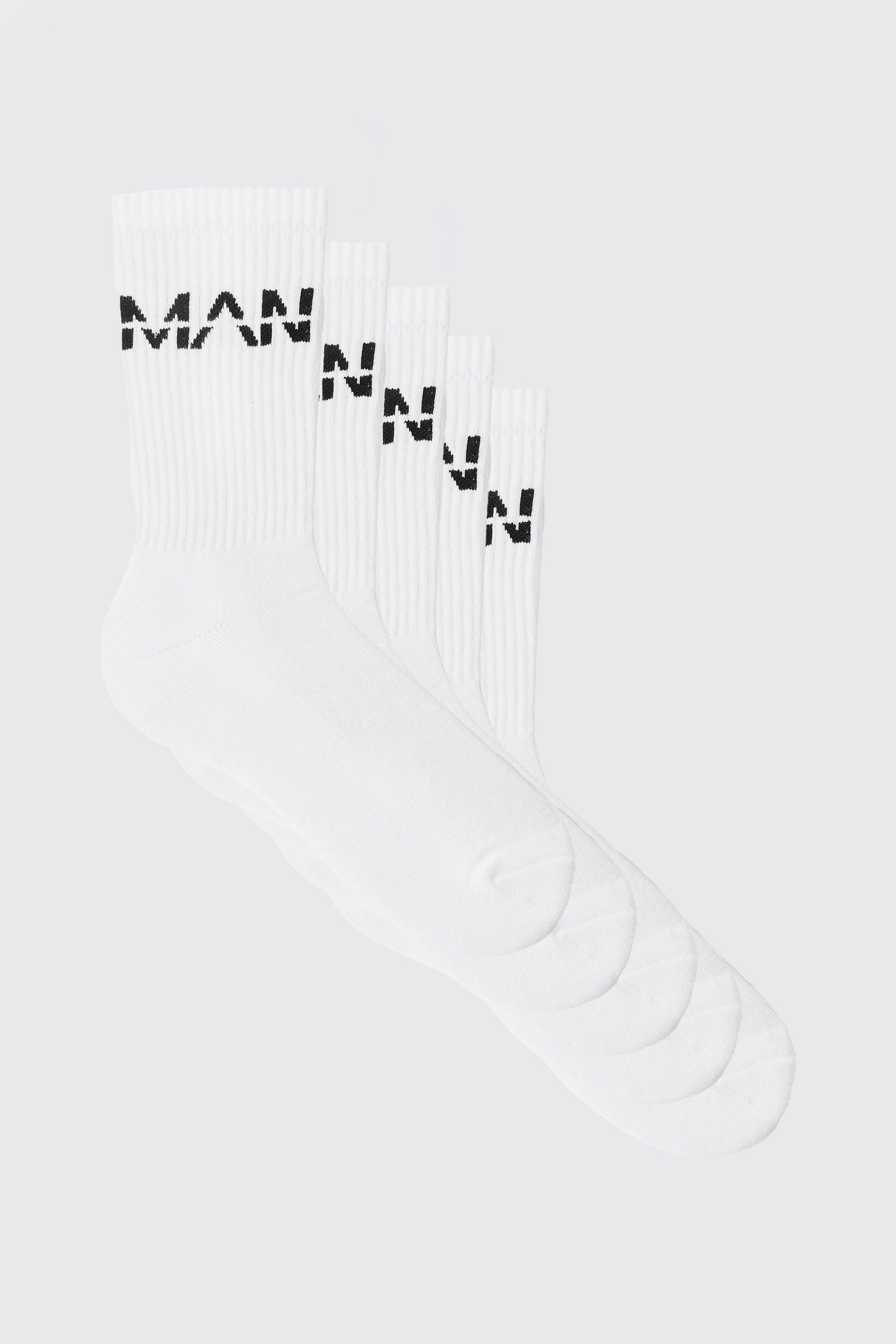 Lot de 5 paires de chaussettes sports - MAN