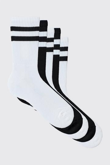 5 Pack Mix Stripe Sport Socks multi