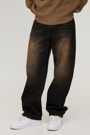 Relaxed Fit Vintage Washed Jeans vintage wash