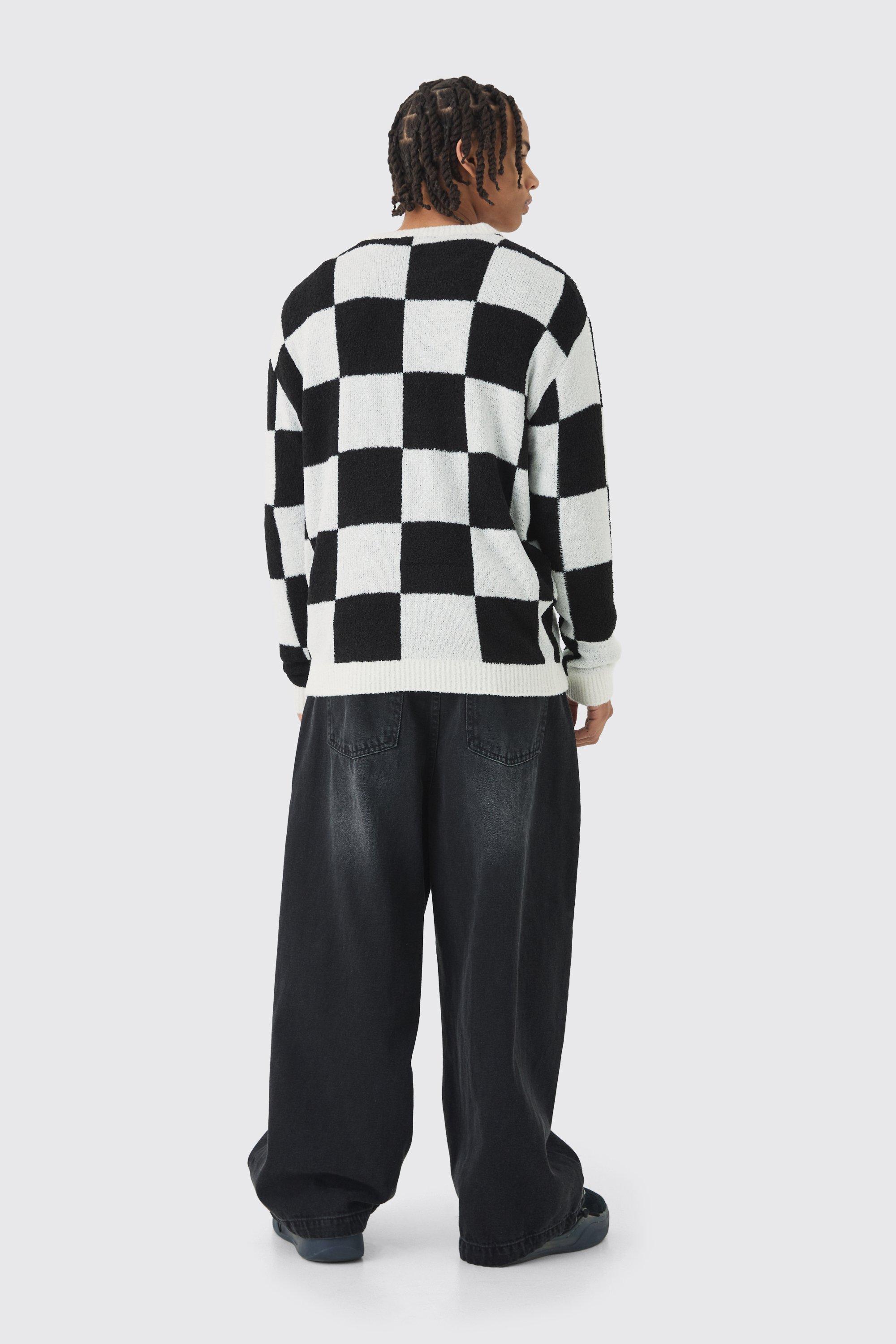 Maglia a scacchi uomo outlet