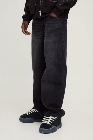 Relaxed Rigid Jean In Washed Black washed black