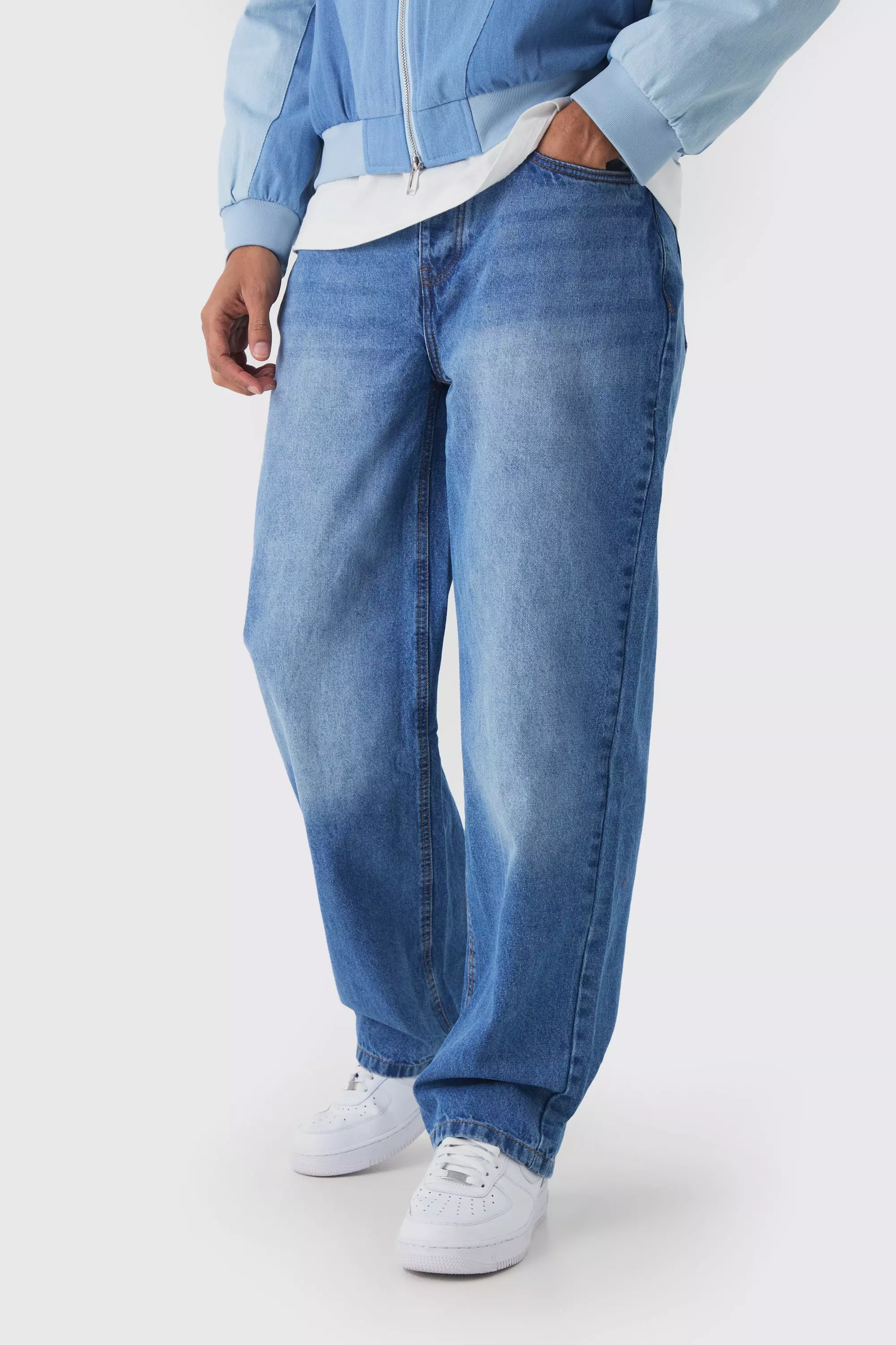 Relaxed Rigid Jeans in Light Blue alternative image