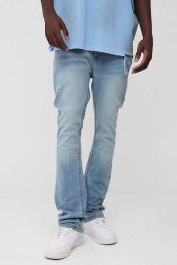 Skinny Stretch Flare Jean In Antique Blue antique blue