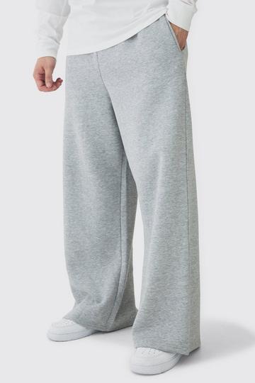 Tall Basic Extreme Wide Leg Joggingbroek grey marl