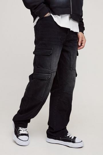 Tall Dikke Baggy Broek Met Cargo Zakken black