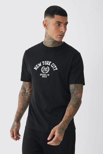 Tall New York City Varsity T-Shirt black