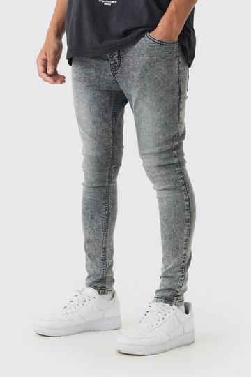 Super Skinny Fit Stretch Jeans mid grey