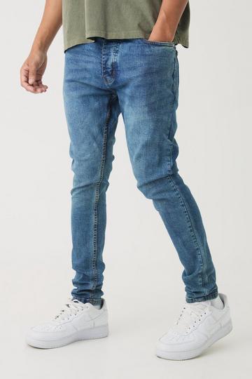 Super Skinny Fit Stretch Jeans mid blue