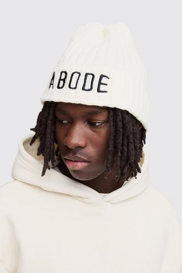 Abode Ribbed Beanie cream