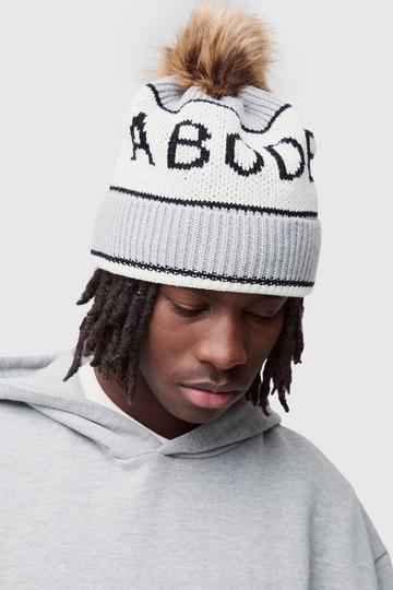 Abode Bobble Beanie grey