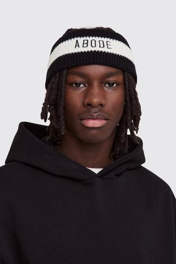 Abode Rib Headband true black