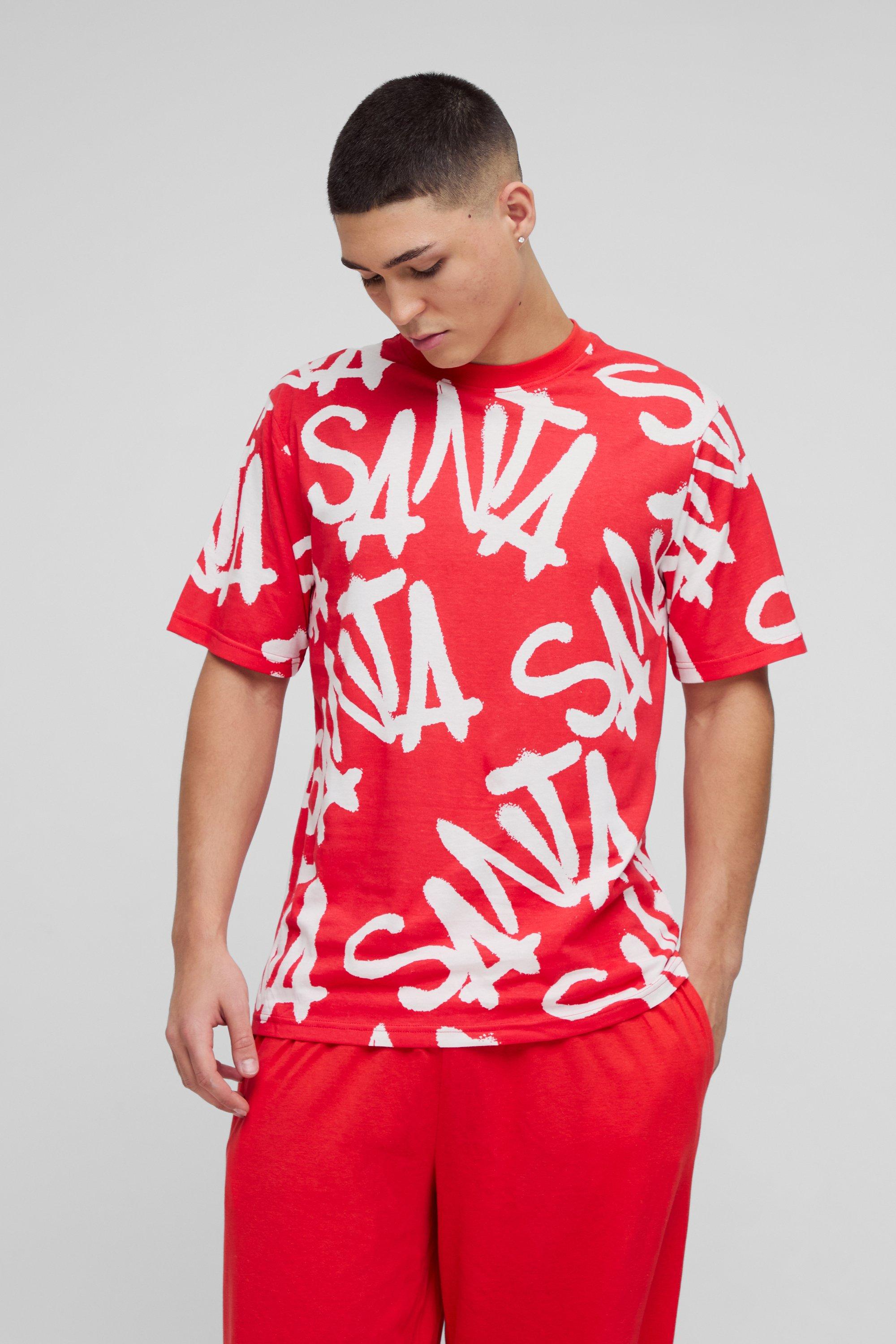Santa Christmas Lounge Set boohoo