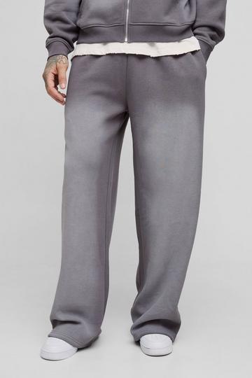 Tall Wide Leg Spray Wash Jogger grey