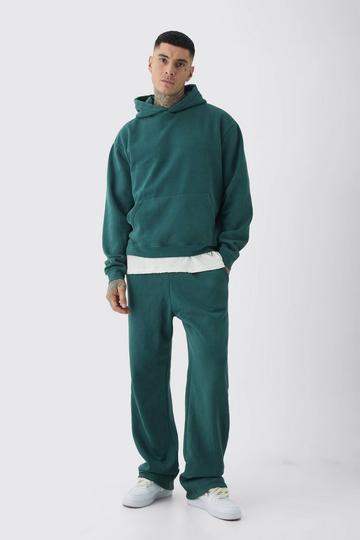 Tall Oversized Washed Tracksuit forest