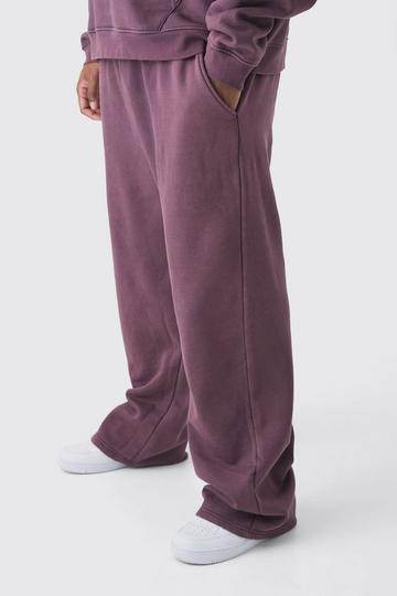 Plus Relaxed Washed Jogger purple