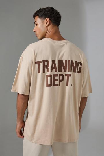 Training Dept Oversized T-shirt sand