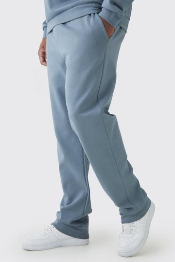 Blue Tall Interlock Smart Tapered Joggers