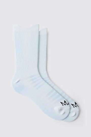 Man Active Performance Trail Crew Sock white