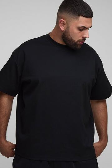 Plus Oversized Super Heavy Premium T-shirt black