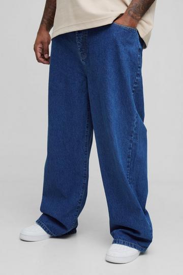 Blue Plus Embroidered Relaxed Fit Jeans