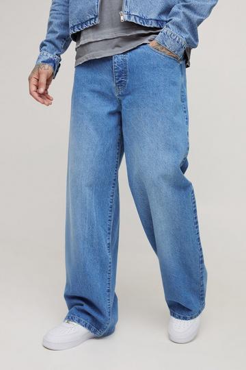 Tall Baggy Jeans Met Ceintuur light wash