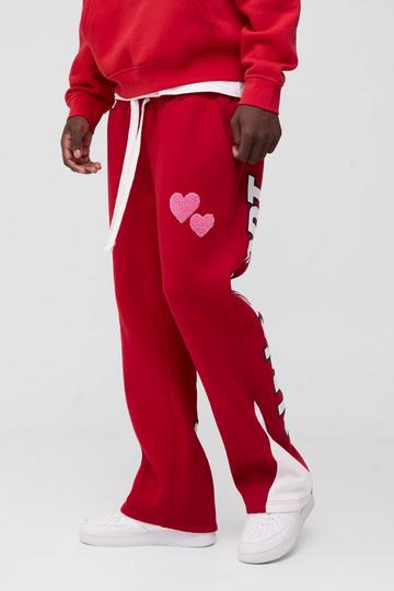 Regular Fit Limited Edition Gusset Joggers red